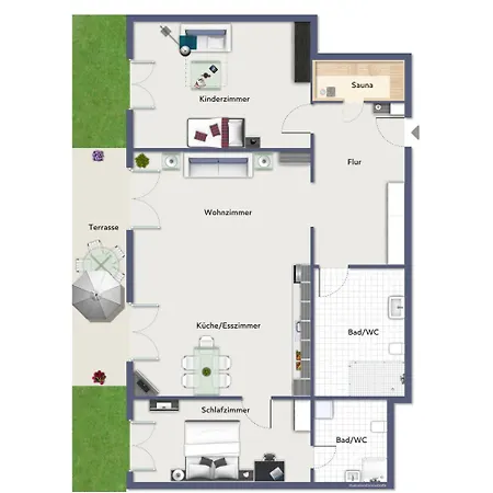 Apartment Strandresidenz Duenenperle 9 Kuehlungsborn